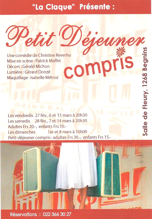 Petit déjeuner compris, de C. Reverho
